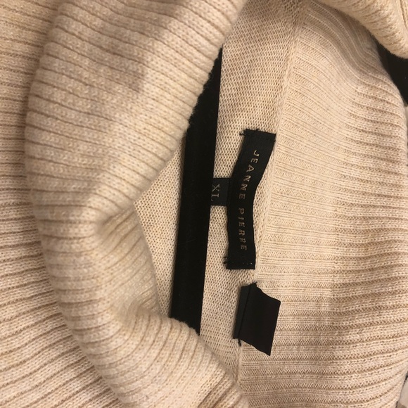 Cowl tunic neck long sleeve sweater - Picture 5 of 5